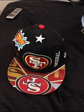 Professional Hat Puller!!! Nice!! Manly!!San Francisco 49ers Patch Snapback Hat